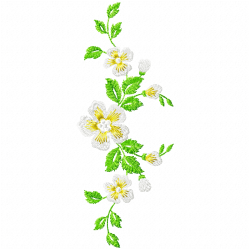 Flowers And Tree Embroidery Design 5 Flowers And Tree Embroidery Design 5